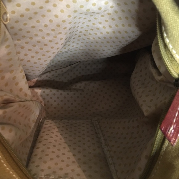 Canvas and genuine leather shoulder crossbody bag - Picture 10 of 15